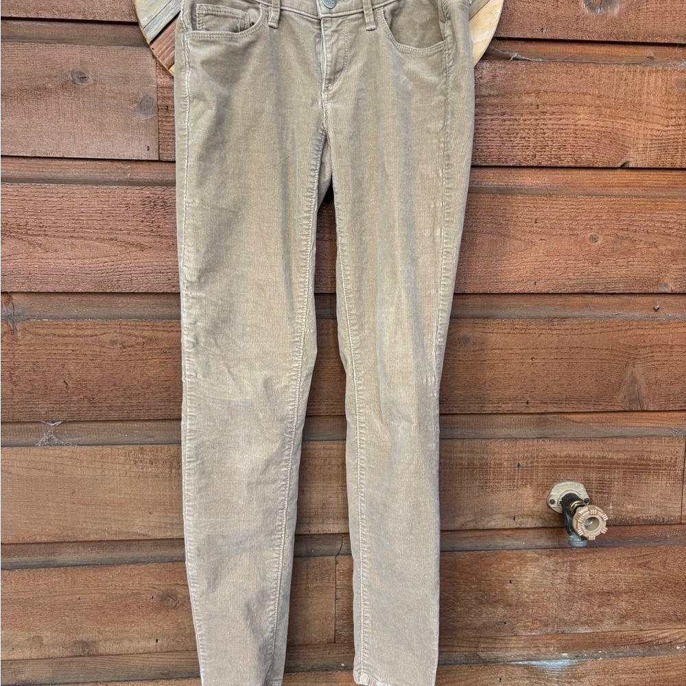 LOFT Straight Leg Jeans in Light Brown